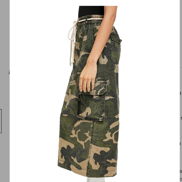 Free people let me in printed army skirt - Picture 3 of 3